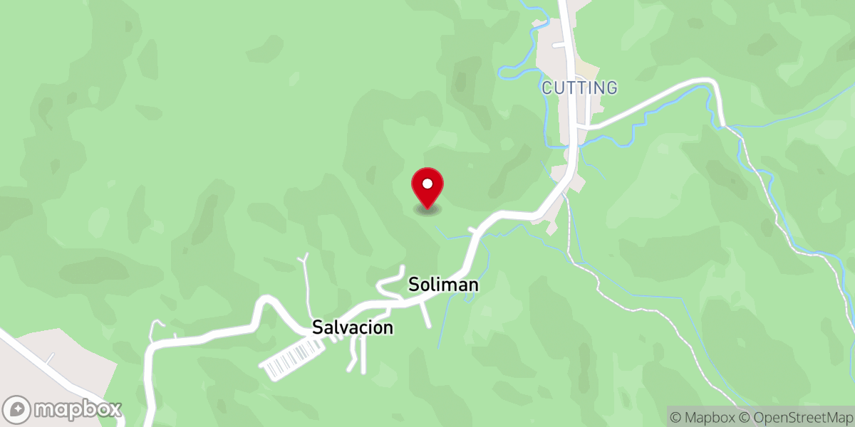 Map showing location of Evangel Family Church Salvacion Office