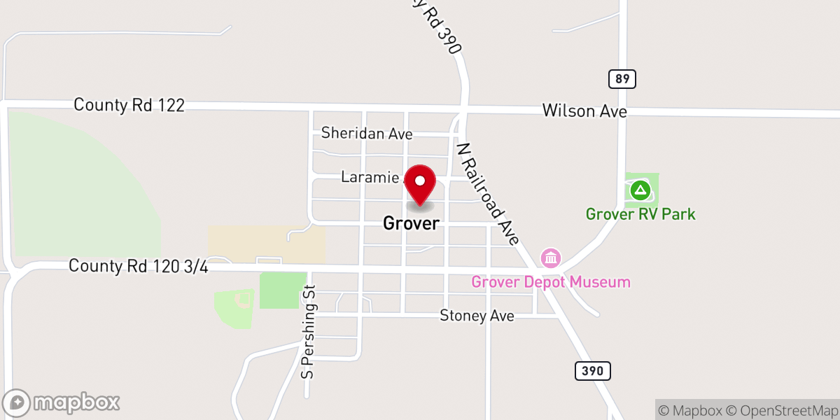 Map showing location of Friendship Alliance Church