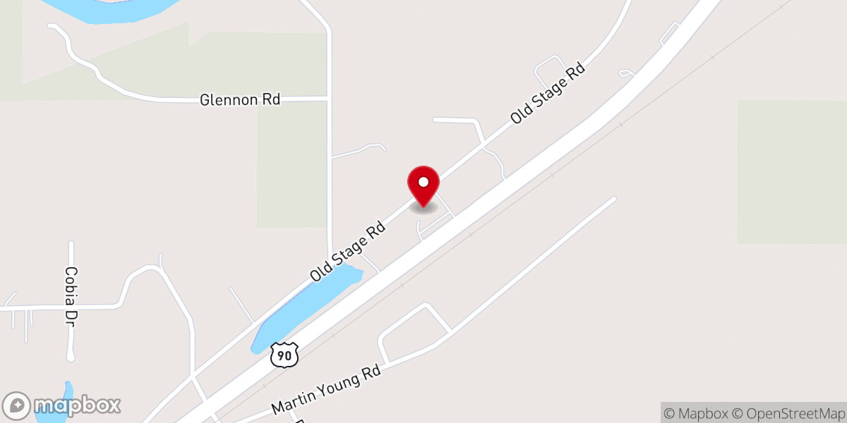 Map showing location of New Life Church