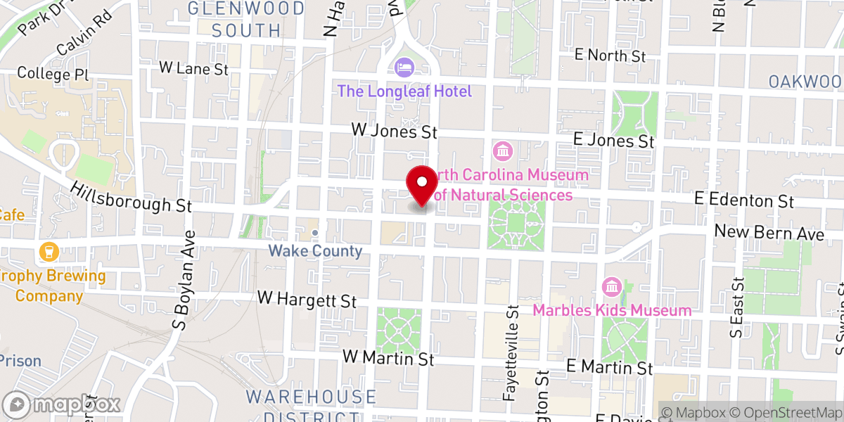 Map showing location of Sacred Heart Church