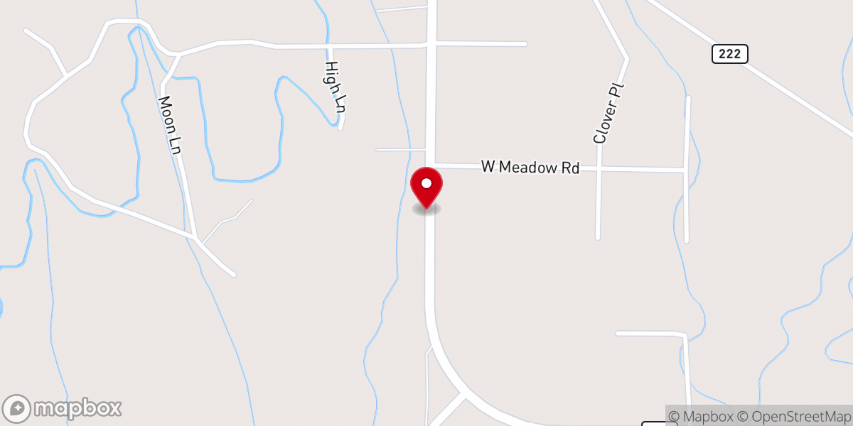 Map showing location of Durango's Cowboy Church