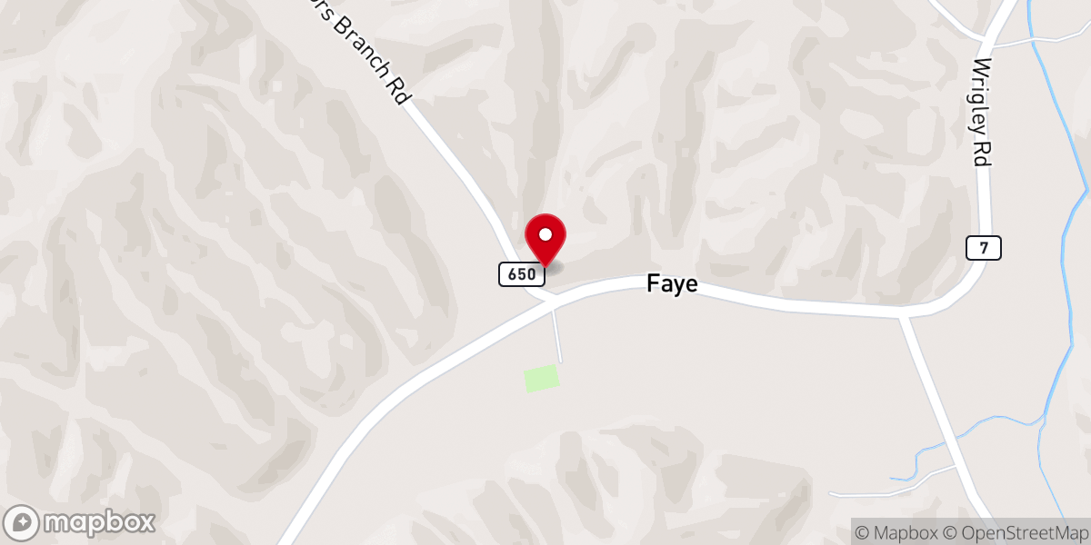 Map showing location of Walnut Grove Community Church