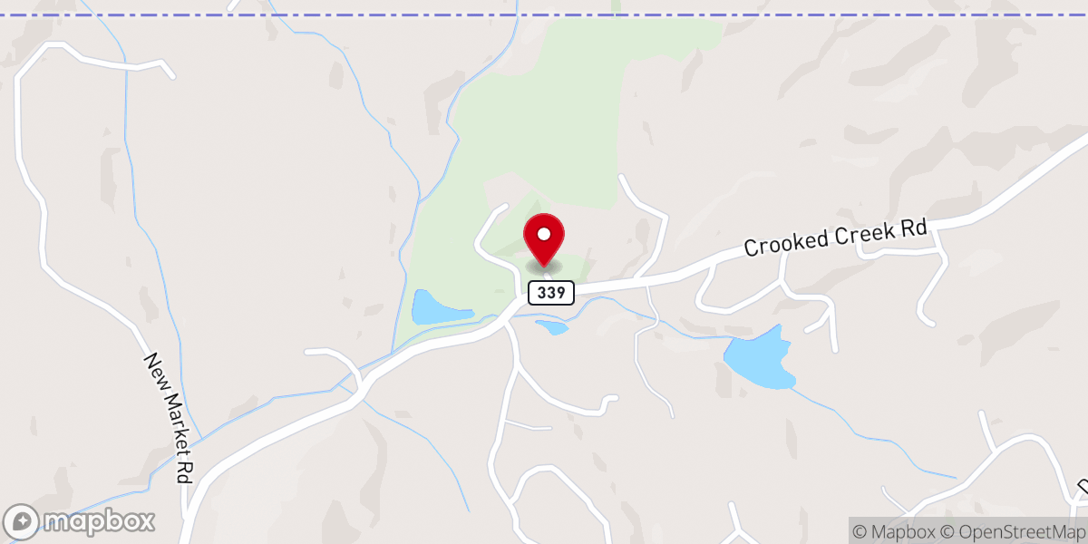 Map showing location of Victory Church