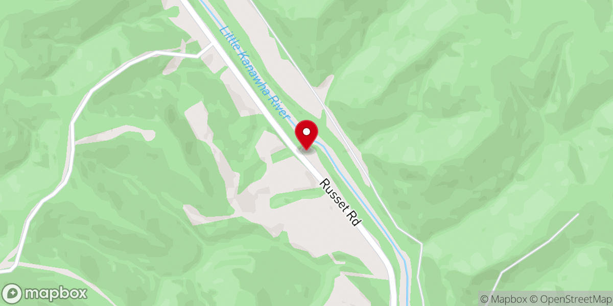 Map showing location of Enon Church