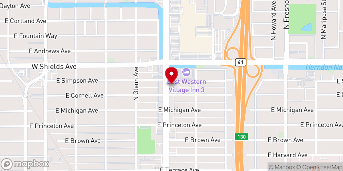 Map showing location of Engage Fellowship