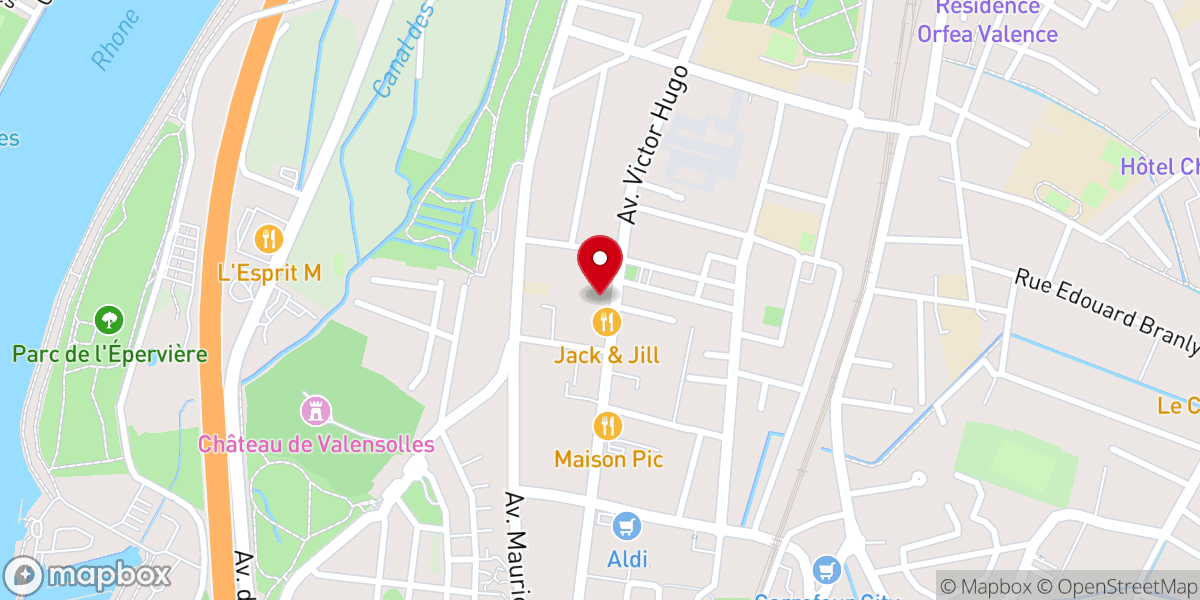 Map showing location of Église