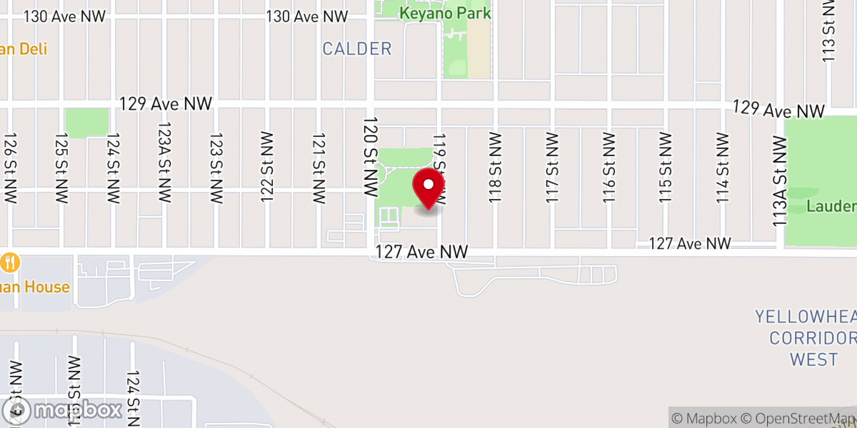 Map showing location of St. Vladimir the Great Catholic Parish