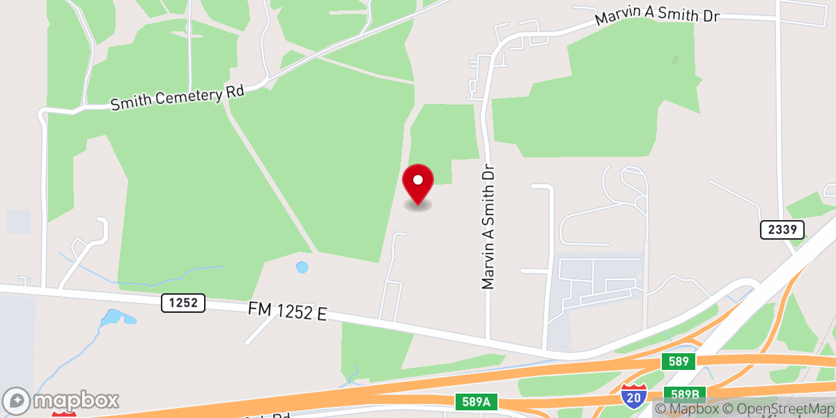 Map showing location of Living Word Church