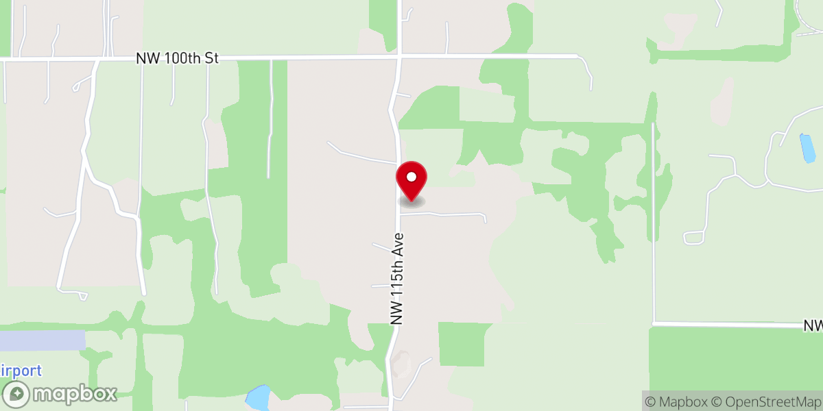 Map showing location of New Chapel Missionary Baptist
