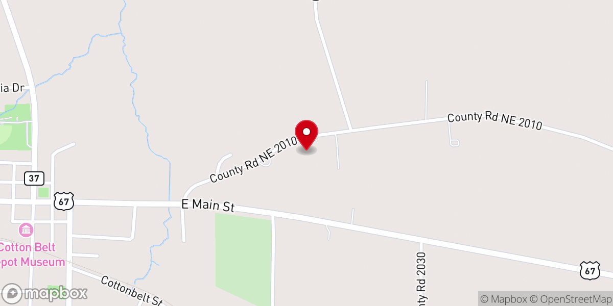 Map showing location of Calvary Baptist Temple
