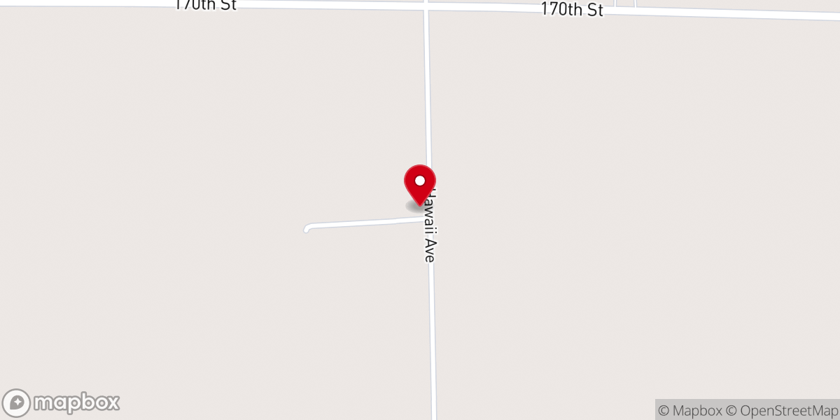 Map showing location of Trinity Lutheran Church