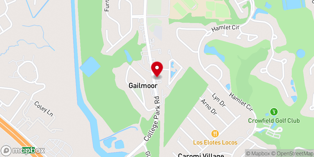 Map showing location of The Chapel Of The Holy Spirit to The Church Of Charleston