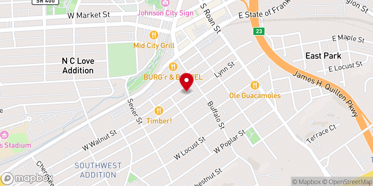 Map showing location of Faith Assembly of God Church