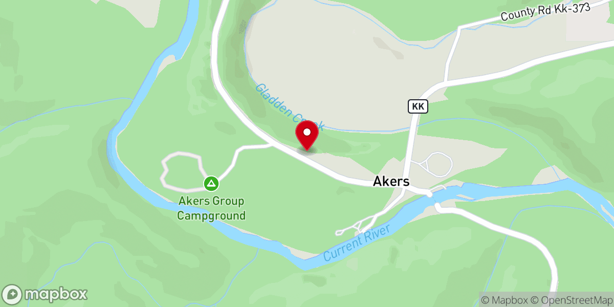 Map showing location of Mt. Zion Church
