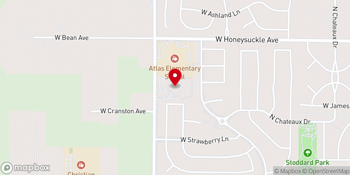 Map showing location of Panhandle Health District/WIC