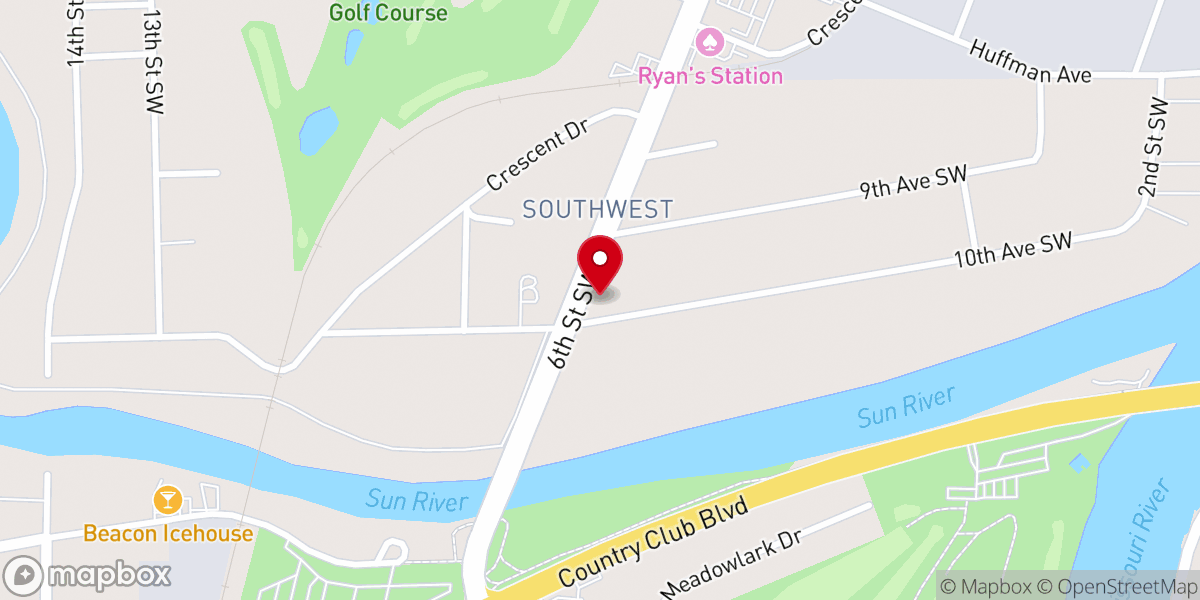 Map showing location of St. Mark the Evangelist Orthodox Church