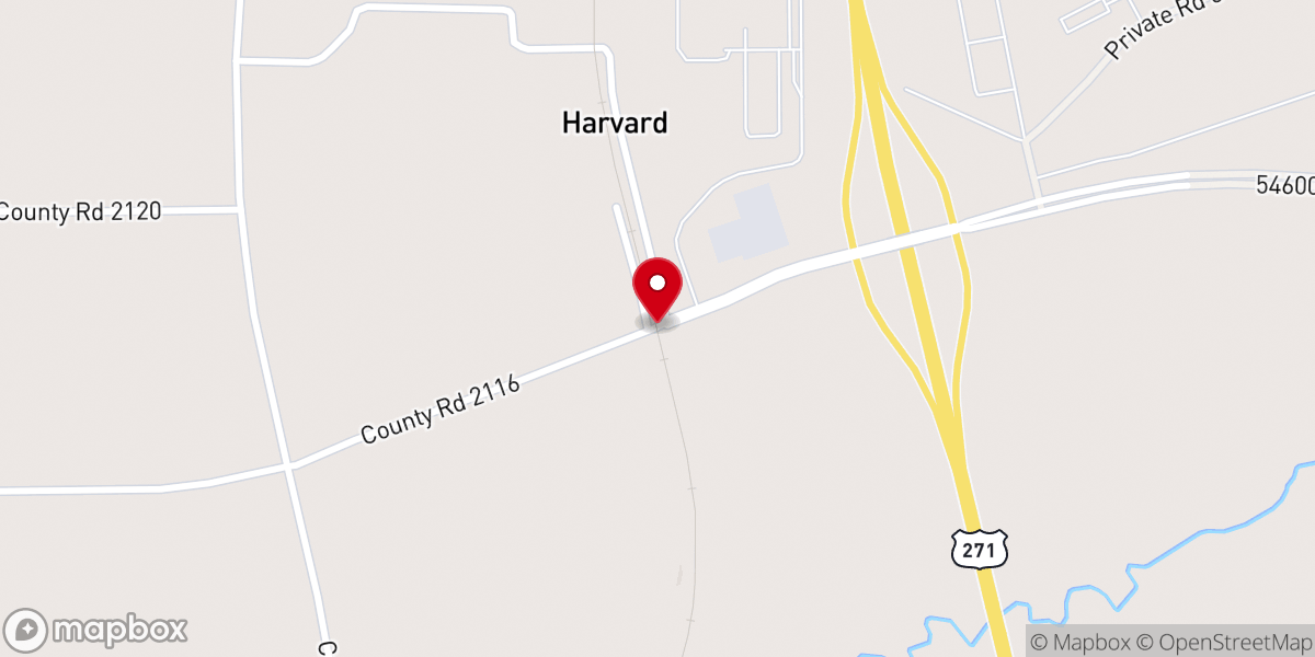 Map showing location of North Chapel CME Church