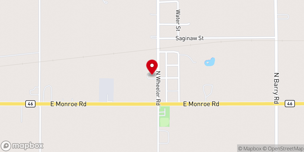 Map showing location of Free Methodist Church