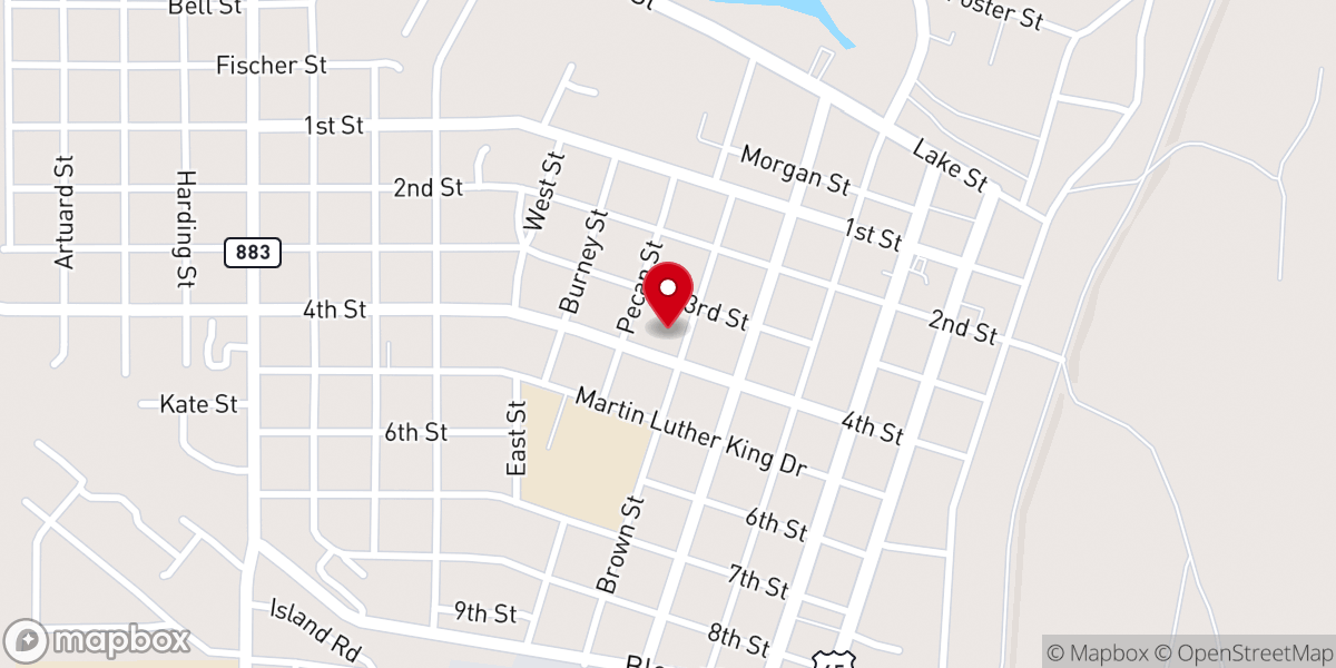 Map showing location of East Carroll Parish School Board