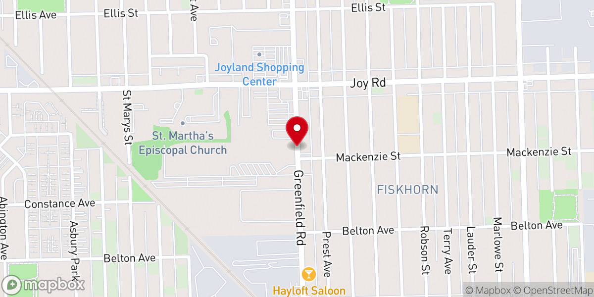 Map showing location of St Vartans Armenian Catholic Parish