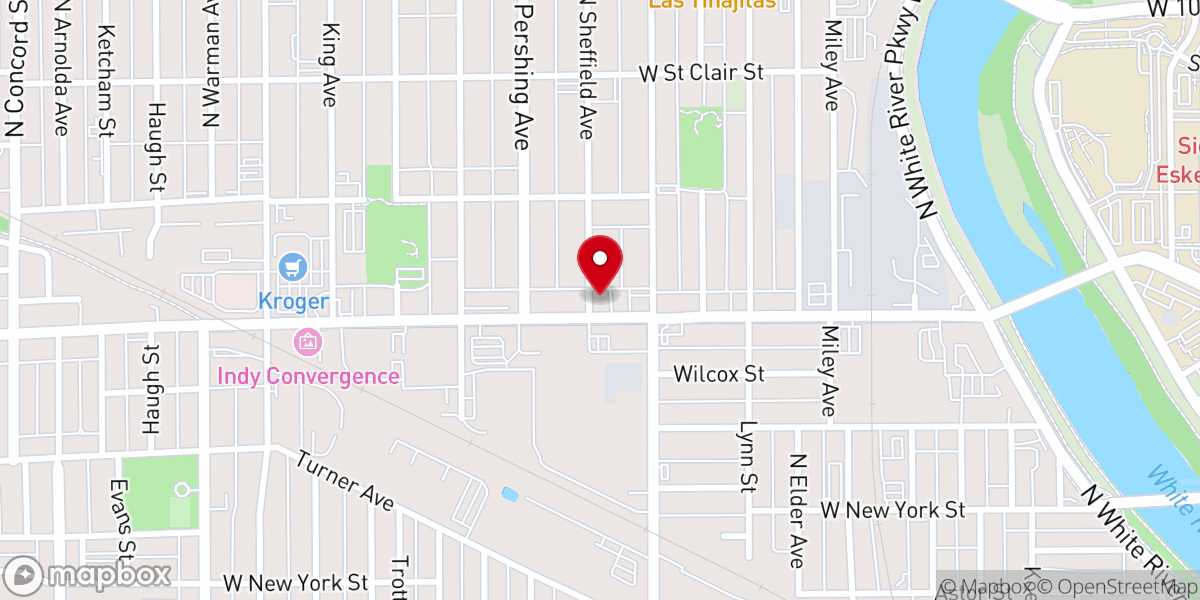 Map showing location of New Beginnings Church Inc