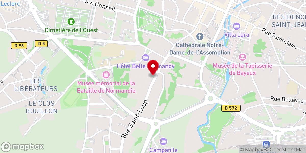 Map showing location of Monastère Sainte Trinité - Hôtellerie
