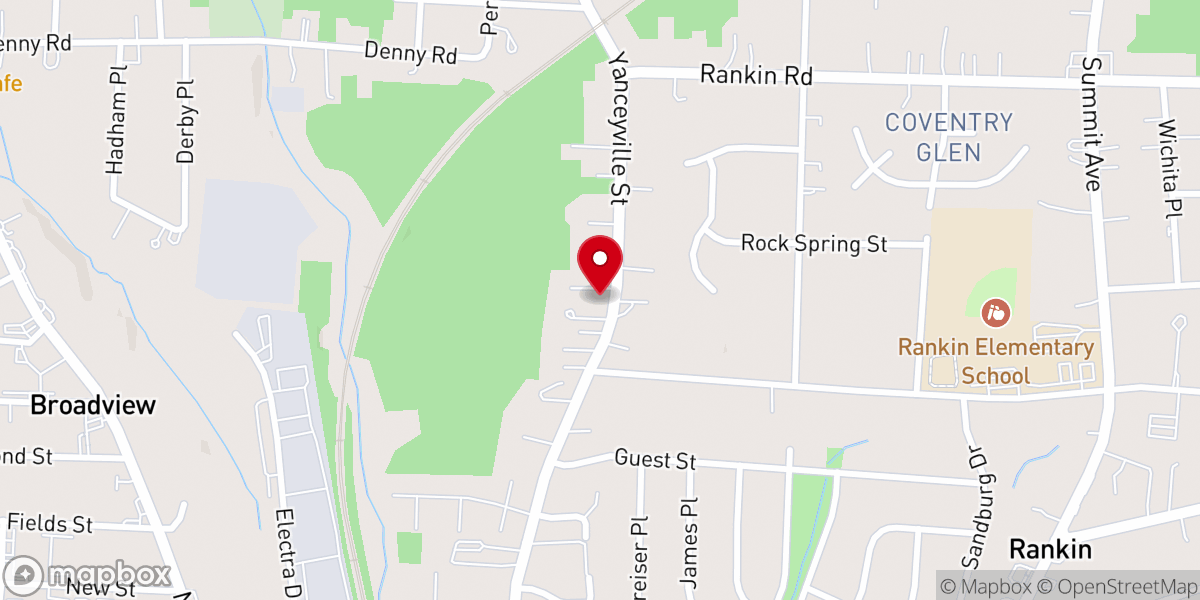 Map showing location of New Covenant Christian Center Inc