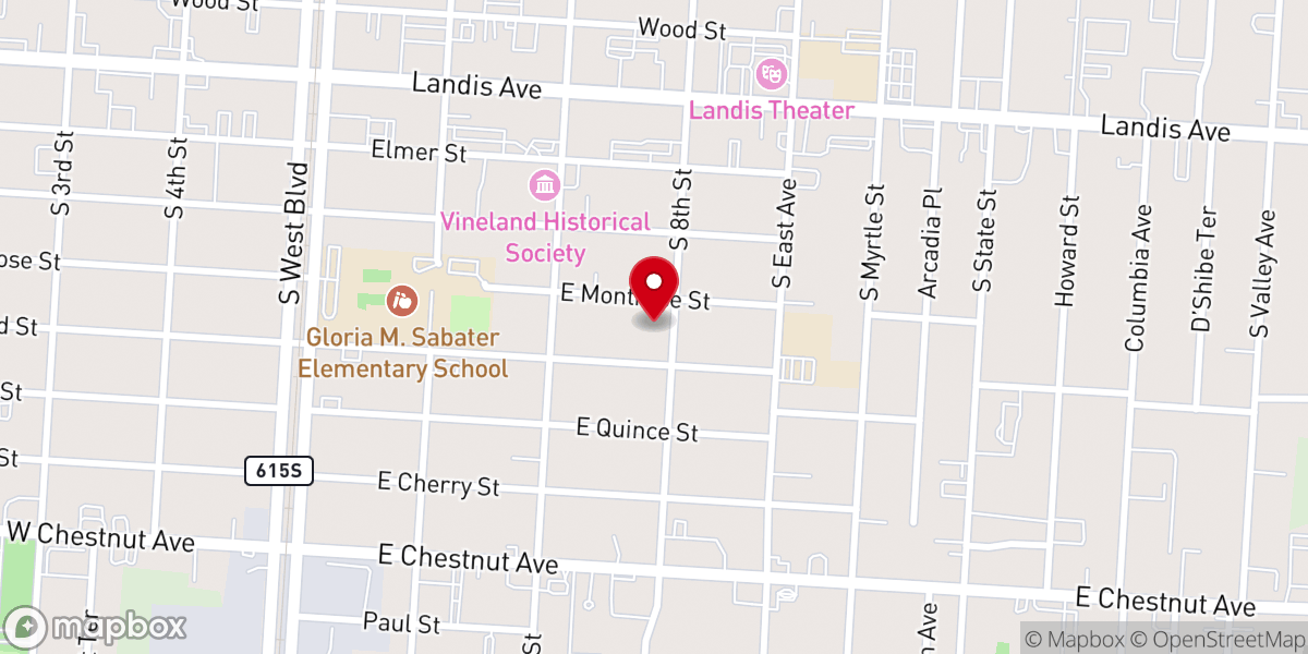 Map showing location of Maranatha Revival Center