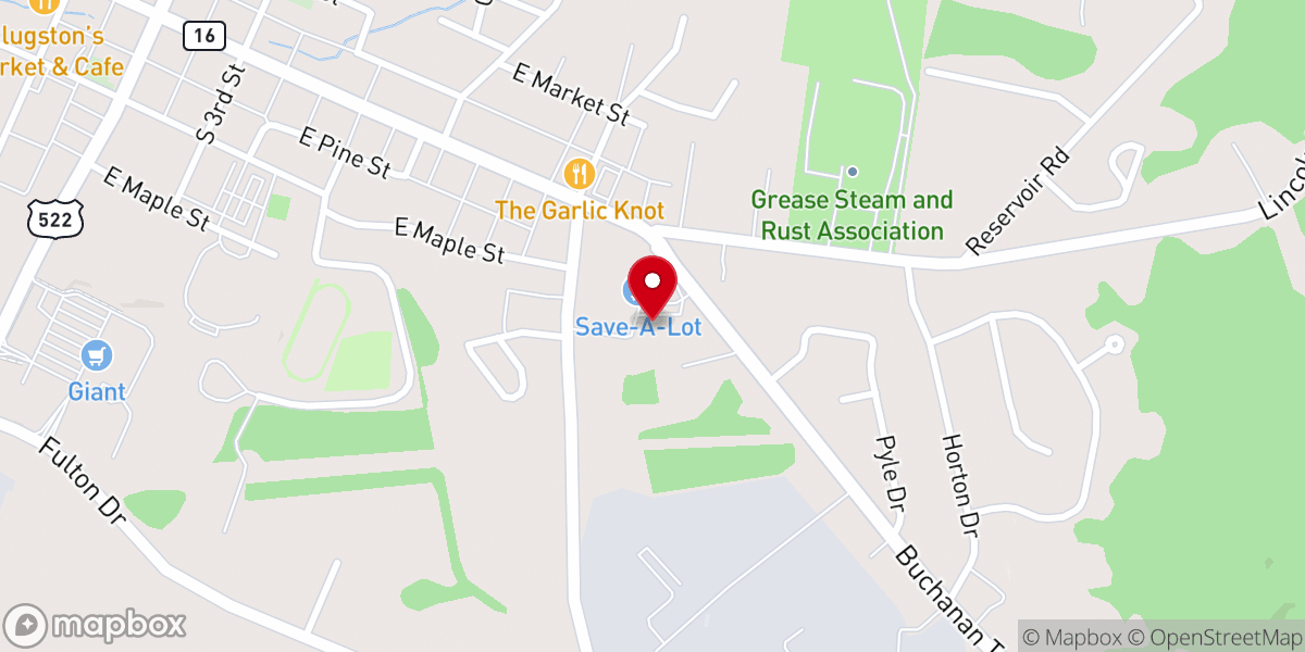 Map showing location of The Church of Jesus Christ of Latter-day Saints