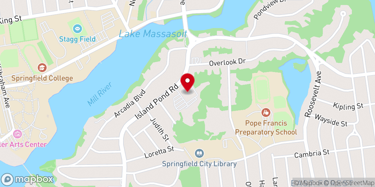 Map showing location of St. Anthony Catholic Church (Maronite Rite)