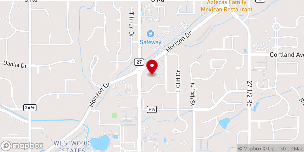 Map showing location of Grand Junction Colorado Temple