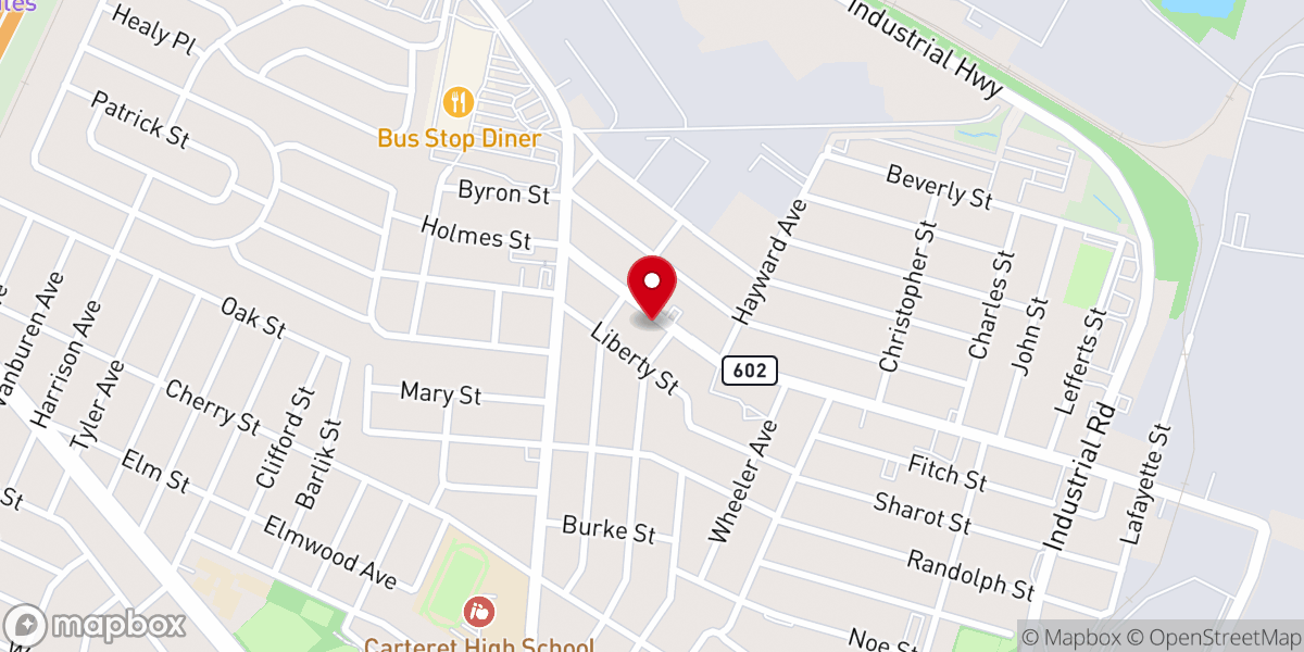 Map showing location of St. Mary's Ukrainian Catholic Church