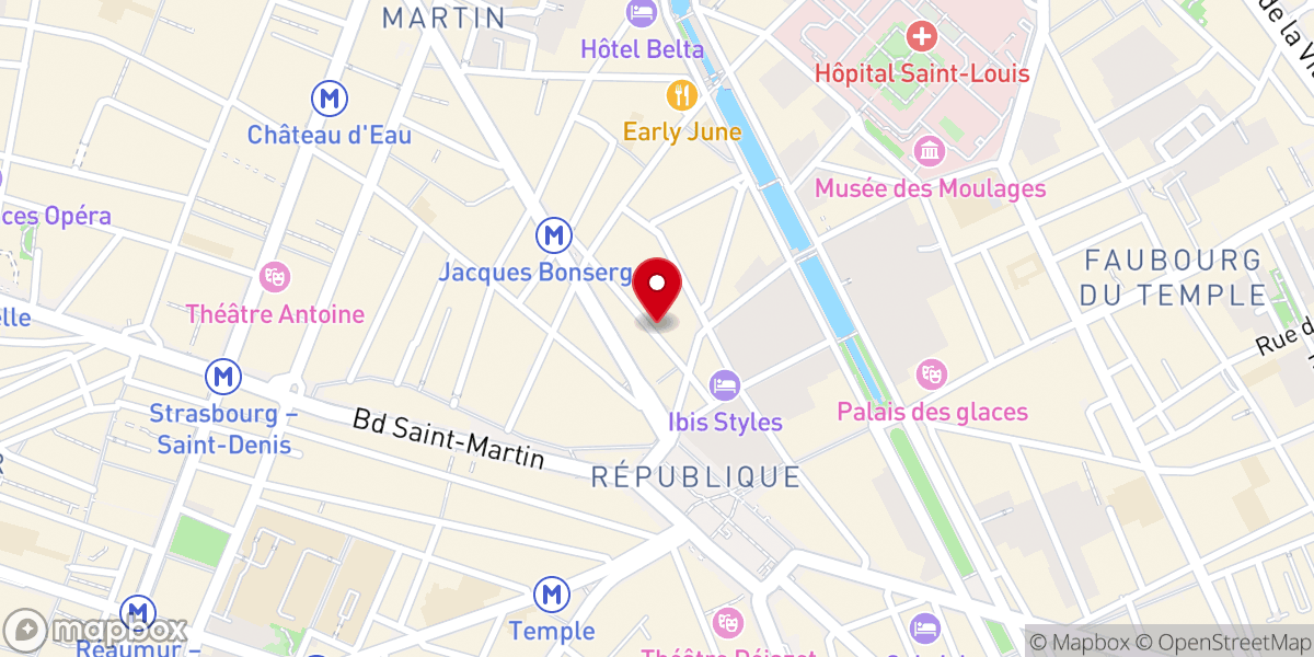 Map showing location of Paroisse Saint-Martin-des-Champs