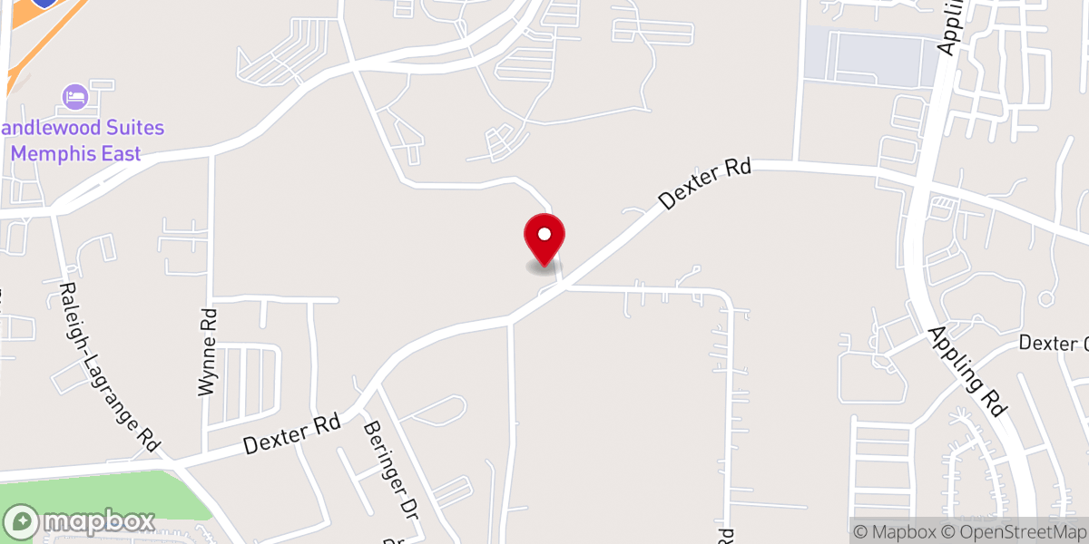 Map showing location of Zion Hill CME Church