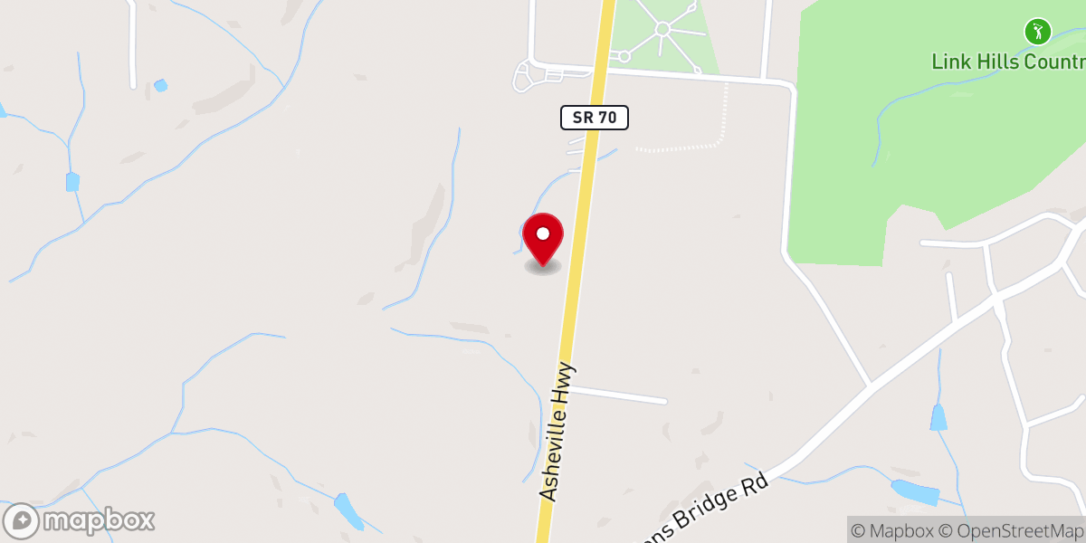 Map showing location of East Tennessee Campground Association of the Church of God
