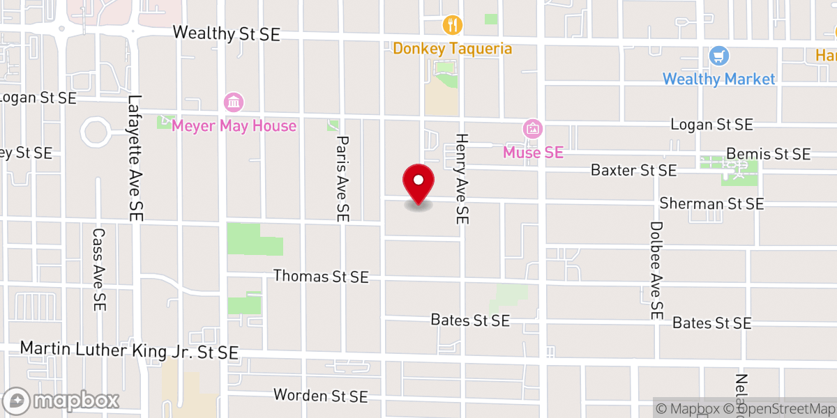 Map showing location of Anointed Praise Ministries Inc
