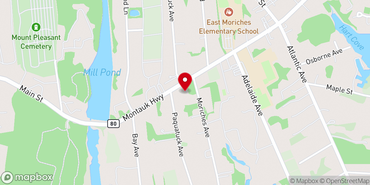 Map showing location of South Bay Bible Church