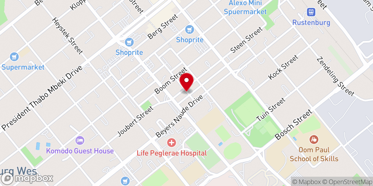 Map showing location of Latter glory movement church