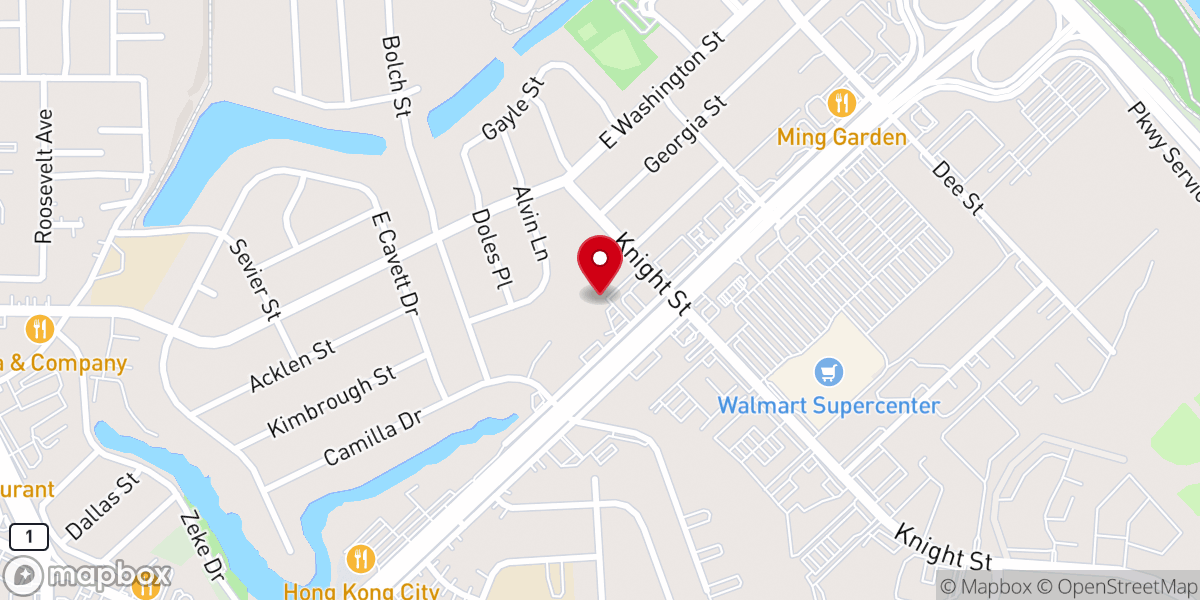 Map showing location of Journey Church