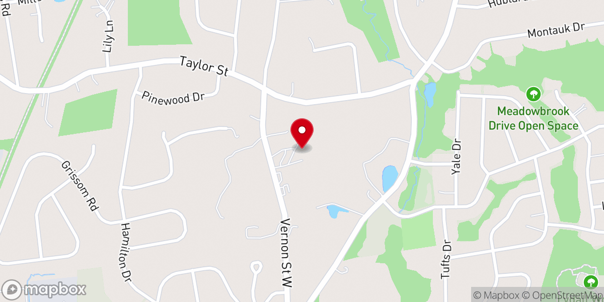 Map showing location of Unitarian Universalist Society East
