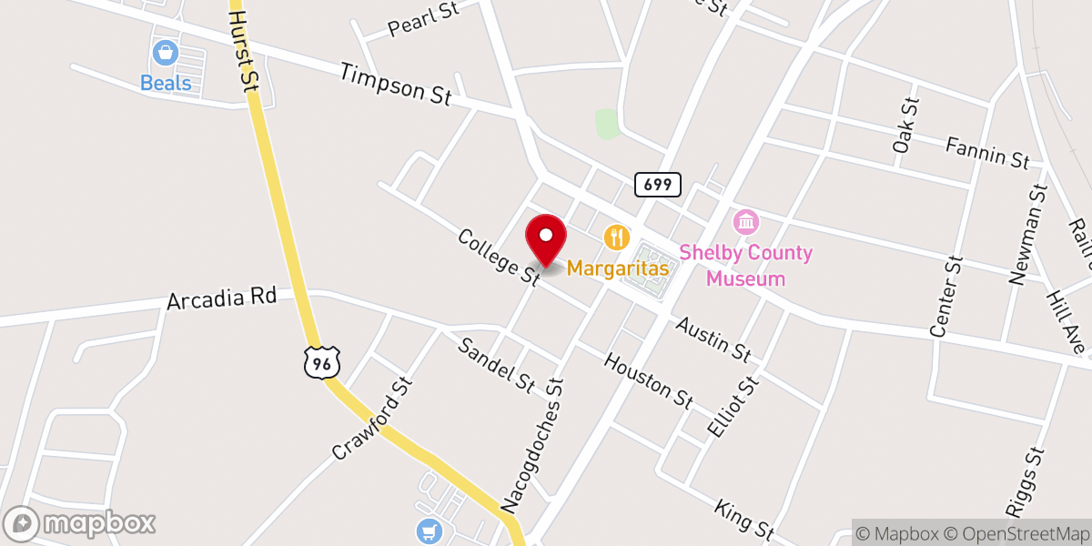 Map showing location of House of Refuge Ministries