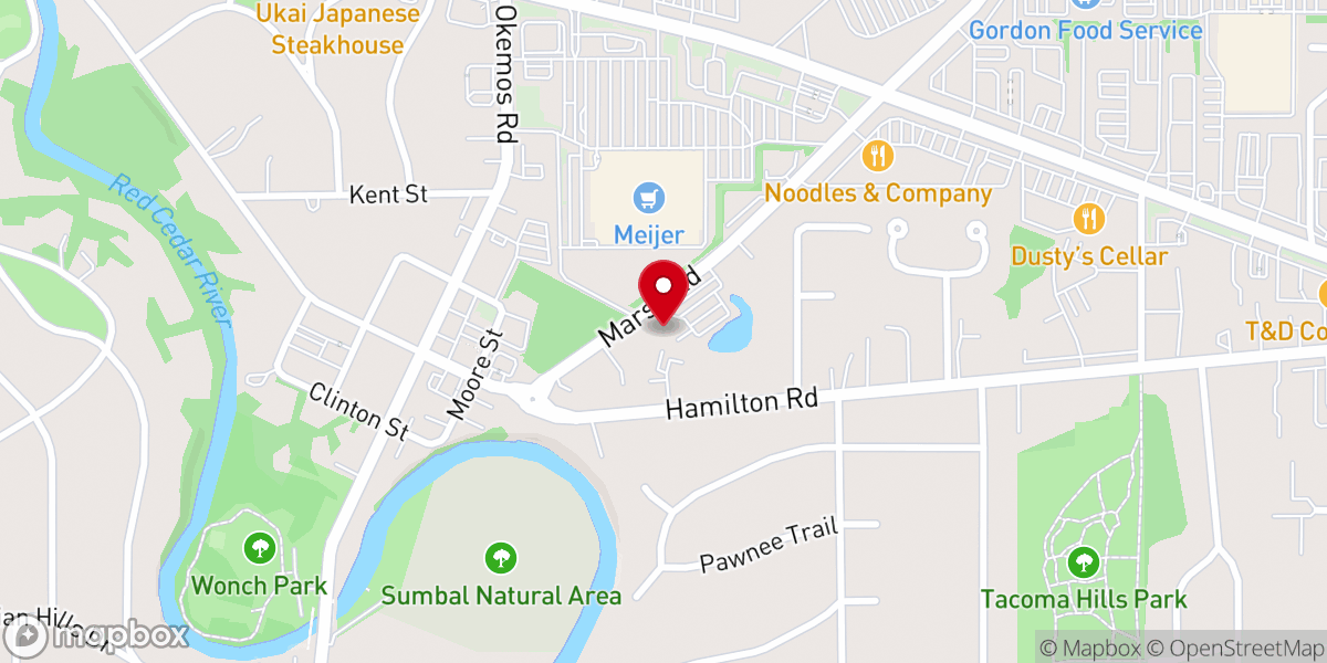 Map showing location of The Commons Church