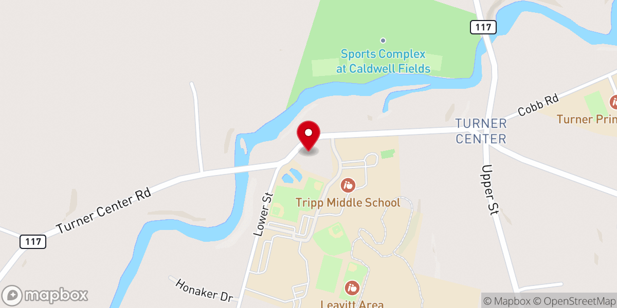 Map showing location of Christian Community Church