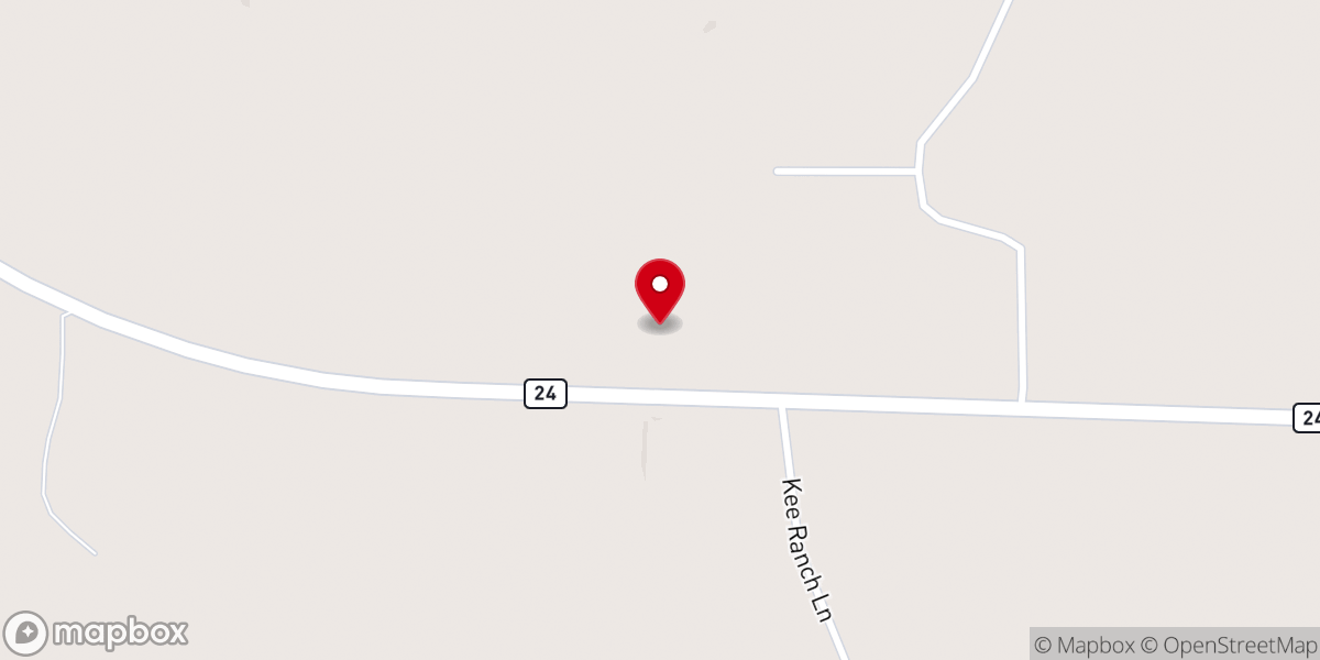 Map showing location of Beach Grove Church
