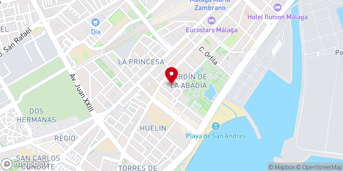 Map showing location of SC Language | Academia de Idiomas en Málaga