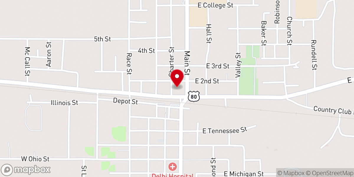Map showing location of Zion Pilgrim Number 1 Church