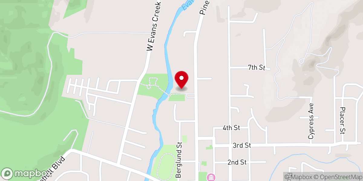 Map showing location of Rogue Valley Community Church