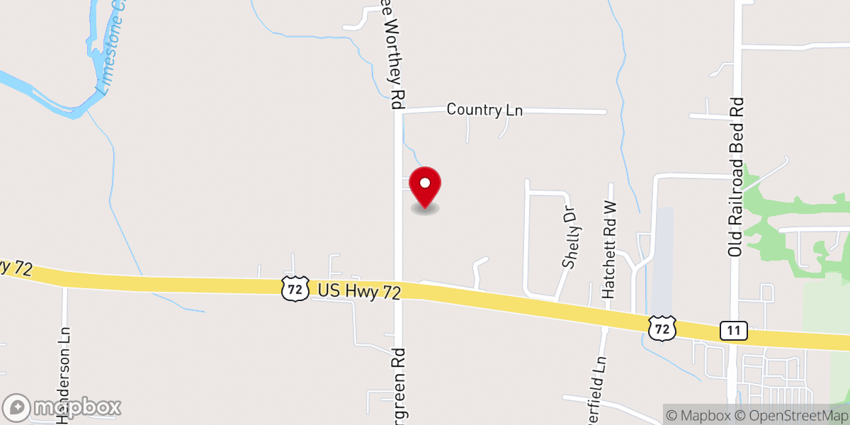 Map showing location of Macedonia Primitive Baptist Church Inc
