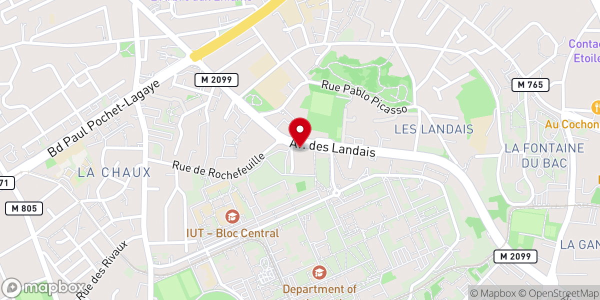 Map showing location of Société Monnier