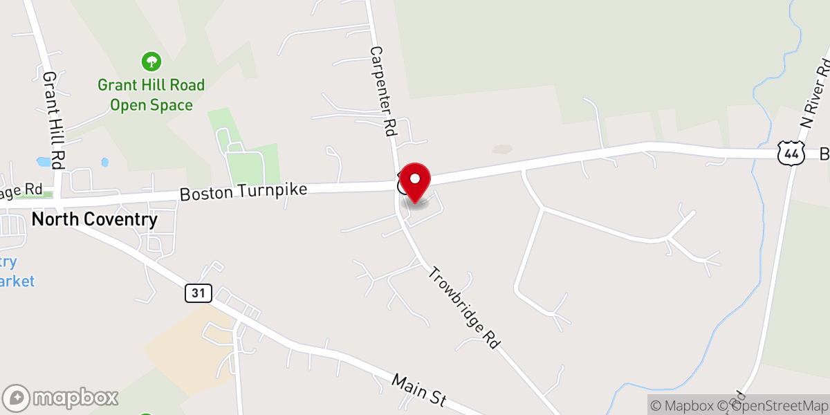Map showing location of Presbyterian Church of Coventry